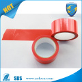 Anti-counterfeiting tamper evident adhesive void open tape